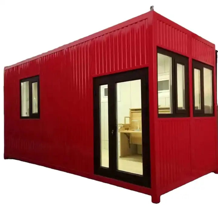 Modern 20ft 40ft Portable Prefab Steel House Furnished Dormitory for Camp Worksite Tiny House with Kitchen Bathroom Workshop