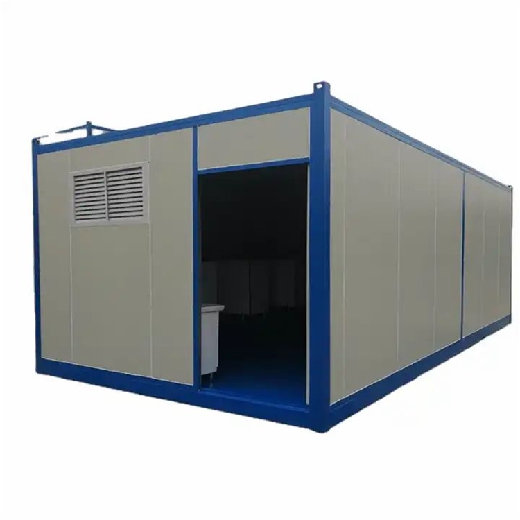 High Quality Portable Prefab House Modern Steel Galvanized Panel Pipe Modular Safe Camp Container for Bathroom and Kitchen