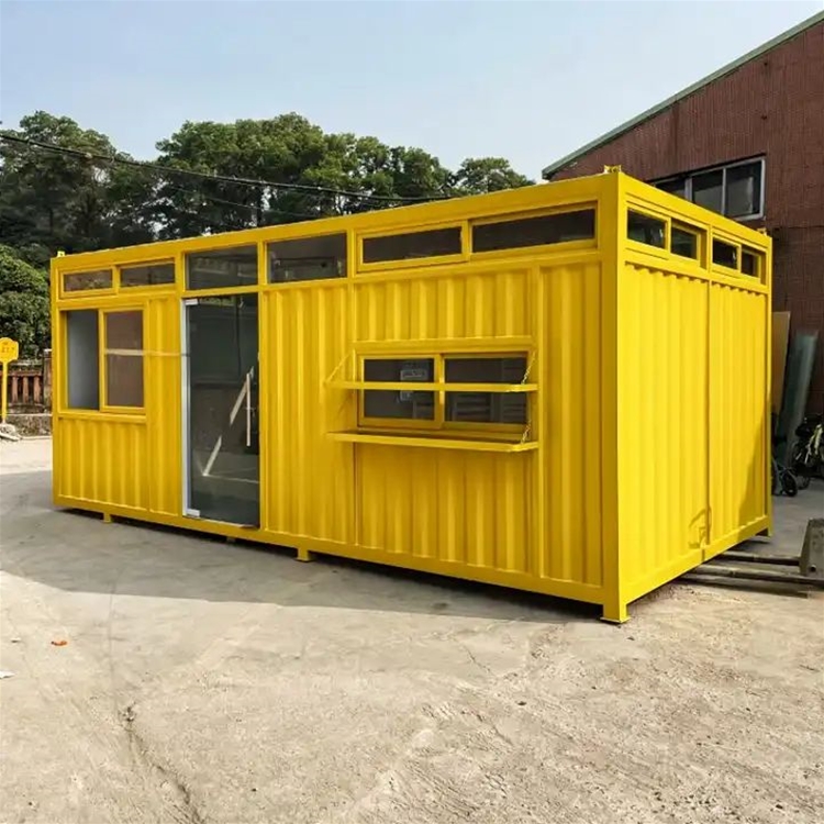 customized modern 20ft 40ft mobile container load house beach juice snack bar usato cafe restaurant big space storage