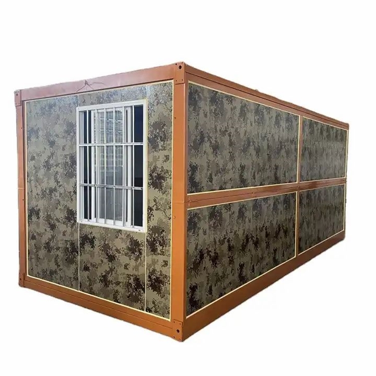 Customized 20ft/40ft Prefab Steel and Sandwich Panel House Outdoor Camp Dormitory Warm Foldable Worksite Shelter