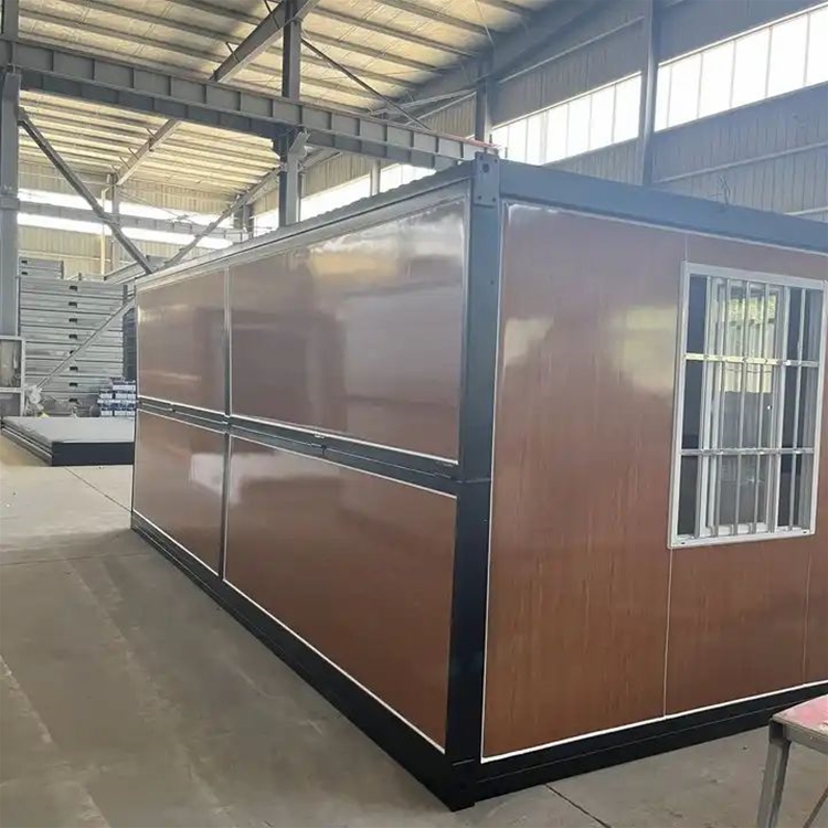 Foldable container house 30ft 40ft customized detachable windproof camp dormitory folding house