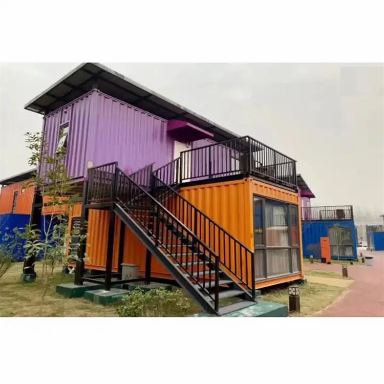 European style steel prefab modular homes mobile homes modern luxurious house prefabricated hous