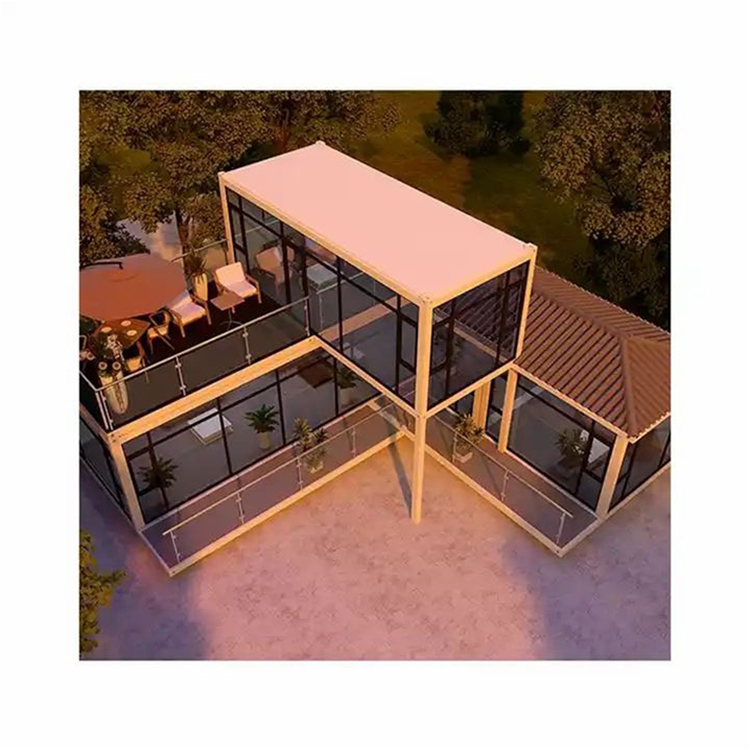 Most Popular Double Layer Galvanized Steel Containers Homestay Modular Prefab House