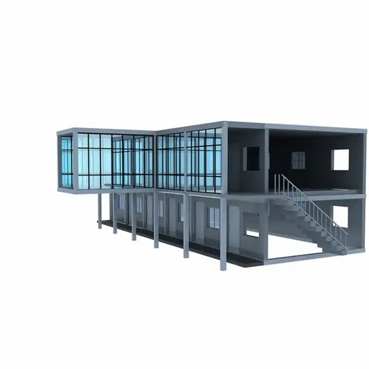 usa low price 2 stories portable container house prefabricated homes stairs used container for office mobile fabricated house