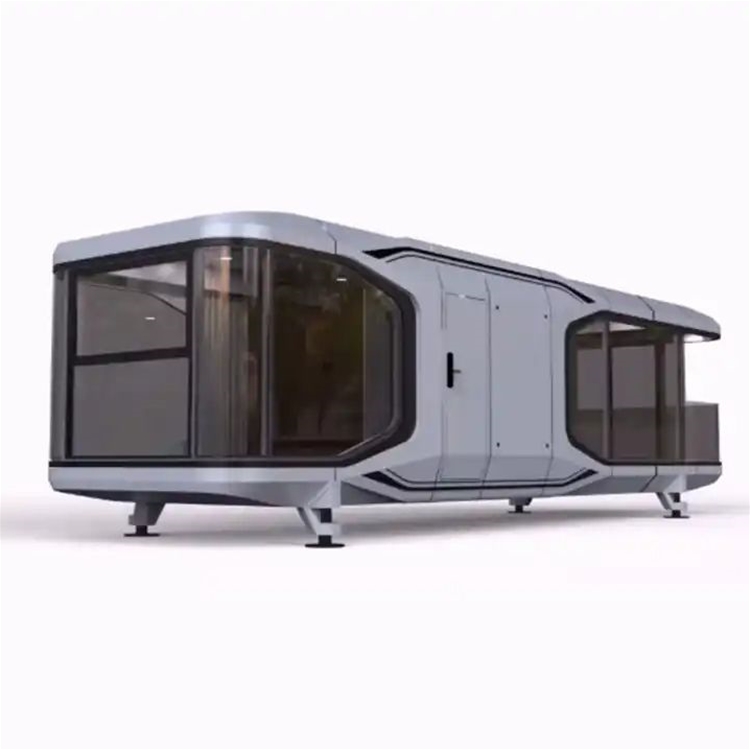 New design commercial space airship pod design container house capsule hotel home with toilet